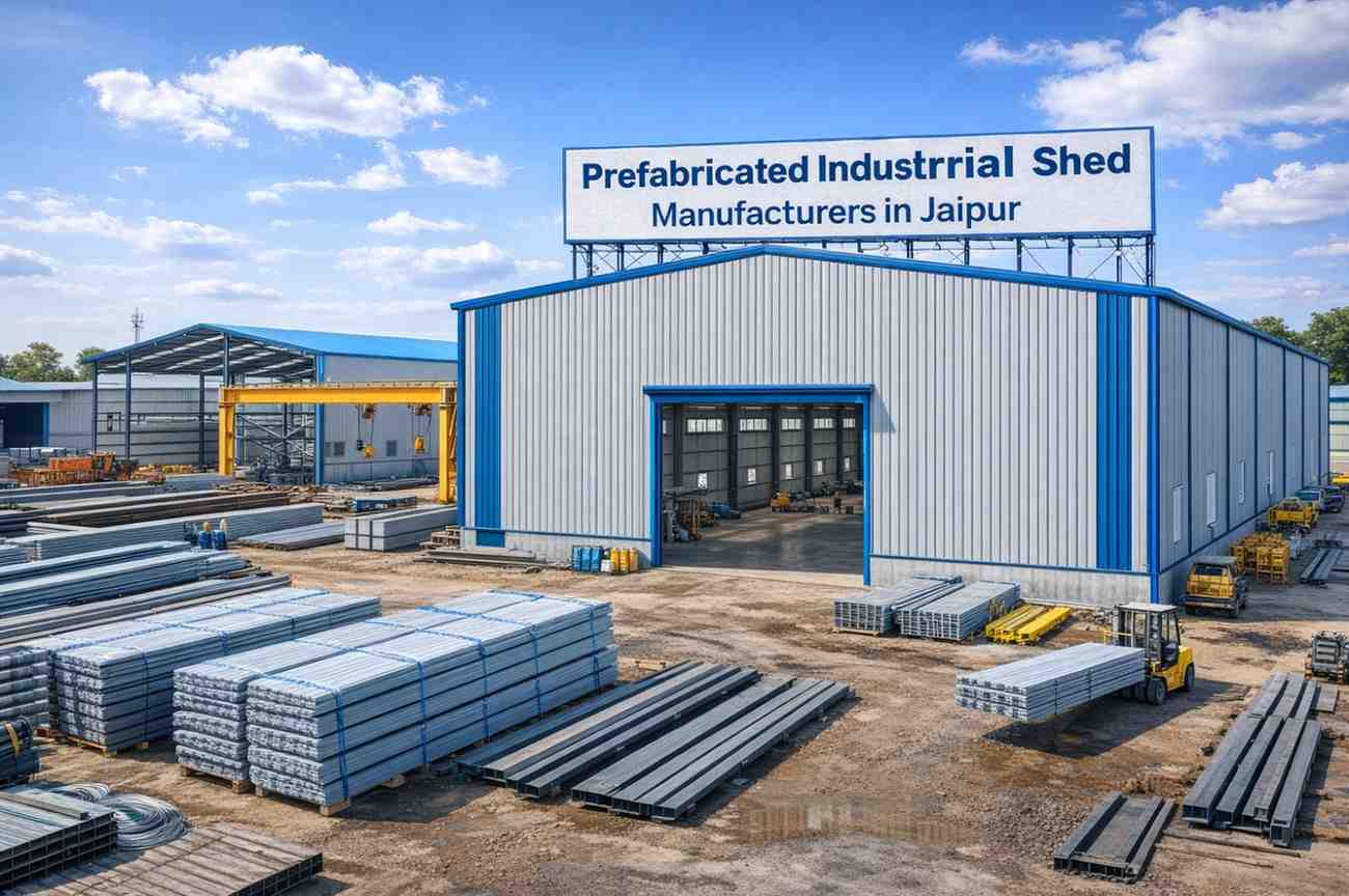 Prefabricated Industrial Shed Manufacturers in jaipur