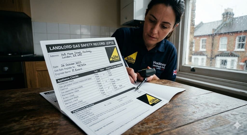 Gas Safety Certificate in Hackney