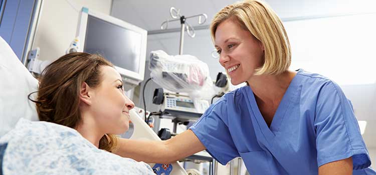 Personal nurse after plastic surgery